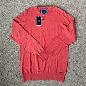 KANGOL APPAREL Premium Super Soft 12 Gauge Crewneck Sweater Salmon Men’s XL NEW